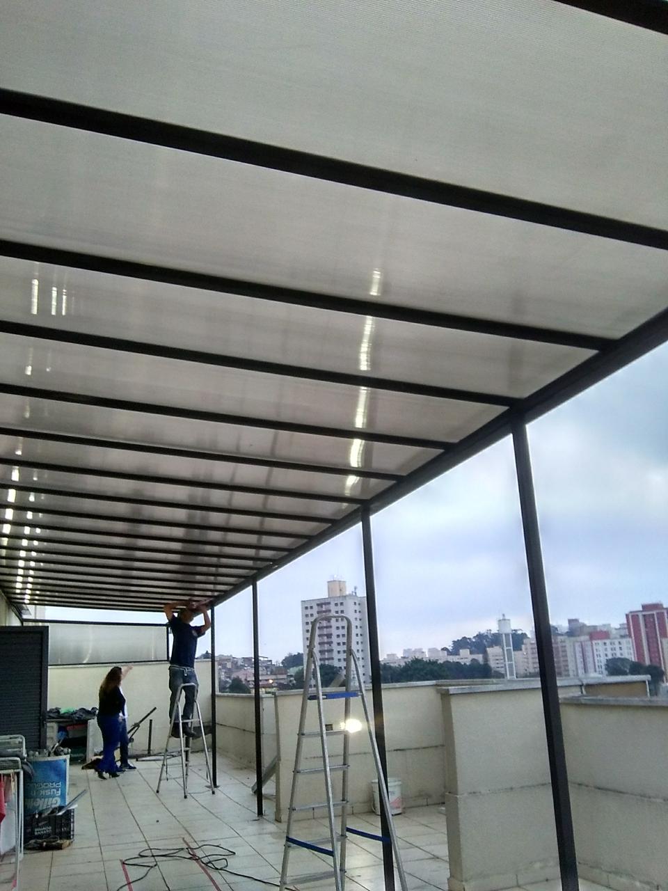 Telha galvanizada termo acústica